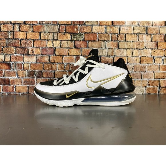 Nike LeBron 17 Low Metallic Gold Basketball Shoes Men's Size 6 Women's Size 7.5 - Picture 3 of 9